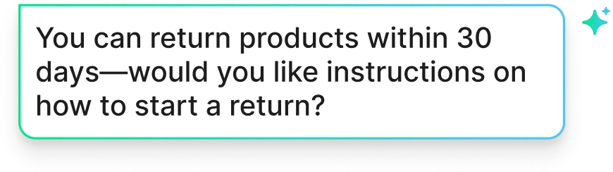 Customer support automation